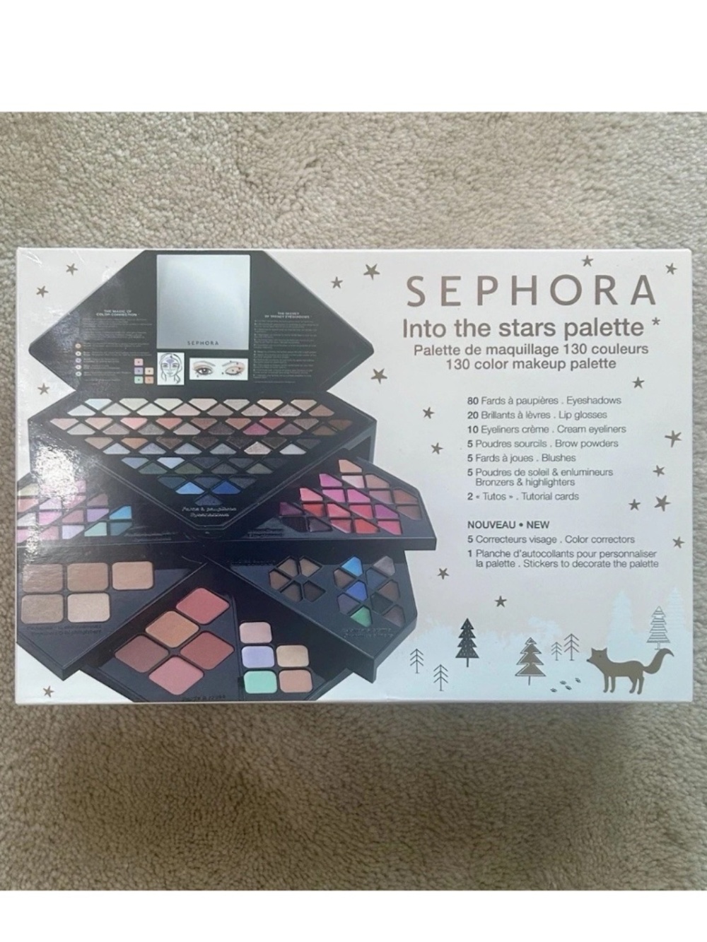 NWT Sephora Mega Palette “Into The Stars” Palette- Eyes, Cheeks, & Lip Products